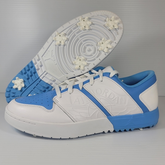 Nike Jordan NU Retro 1 Golf White University Blue FZ4153-101 Men's Size 10.5
